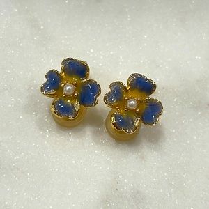 Flower Clip-On Earrings